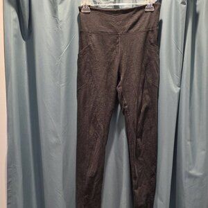 Marika high waisted gray leggings medium m 27" ankle